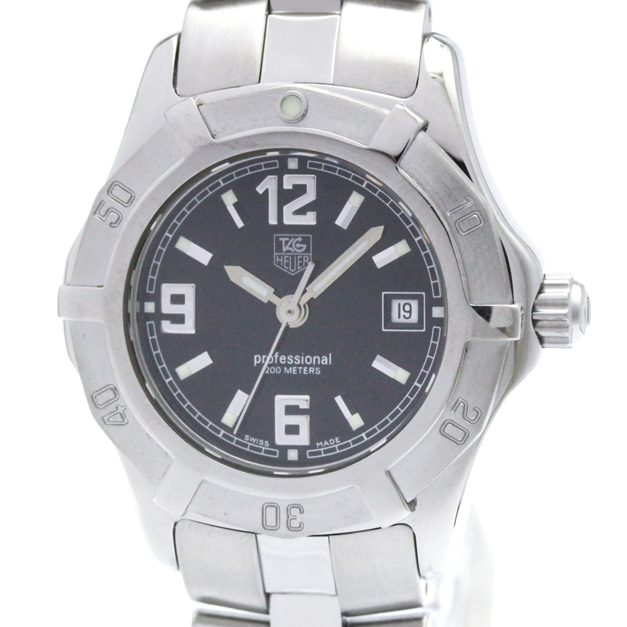 タグホイヤー (TAG HEUER) 2000 エクスクルーシブ ステンレススチール クォーツ レディース 時計 WN1310 (外装仕上げ済み)【中古】