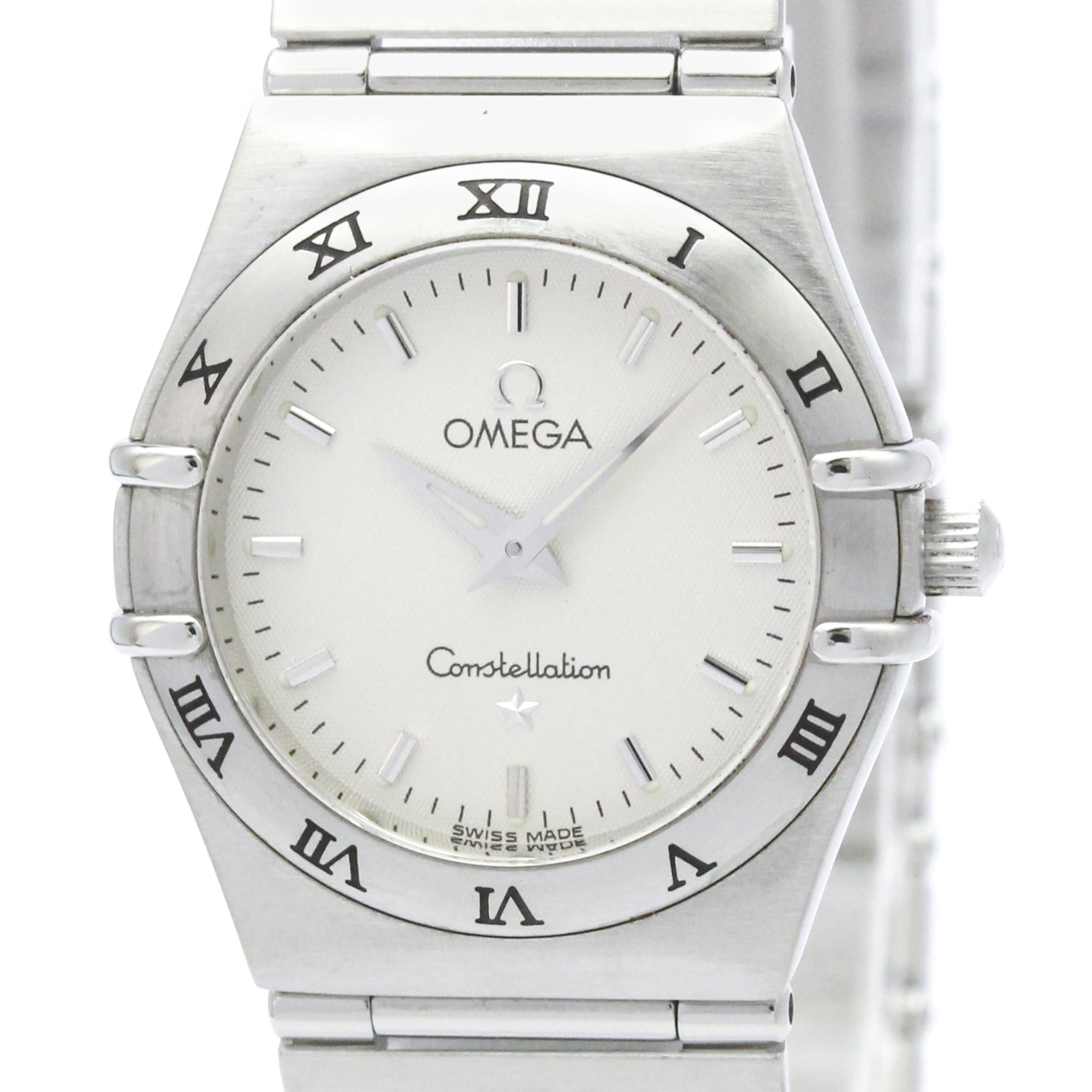 Rakuten - オメガ (OMEGA) コンステレーション ステンレススチール クォーツ レディース 時計 1572.30 (外装仕上げ済み)【中古】