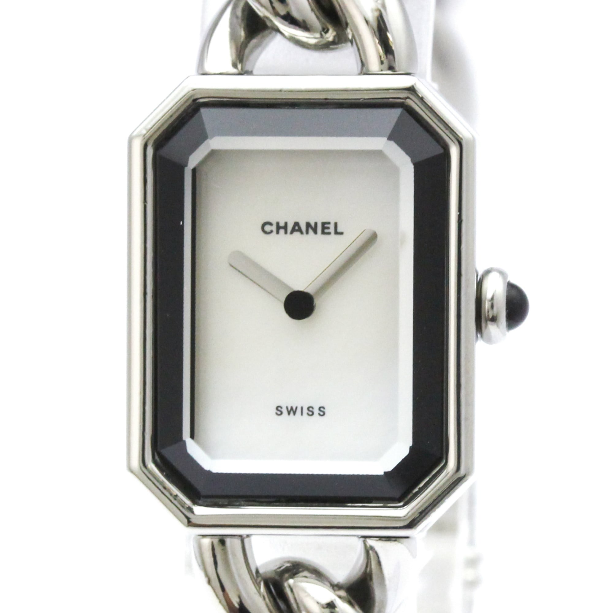 Rakuten - シャネル (CHANEL) プルミエール Mサイズ シェル文字盤 ステンレススチール クォーツ レディース 時計 H1064 (外装仕上げ済み)【中古】