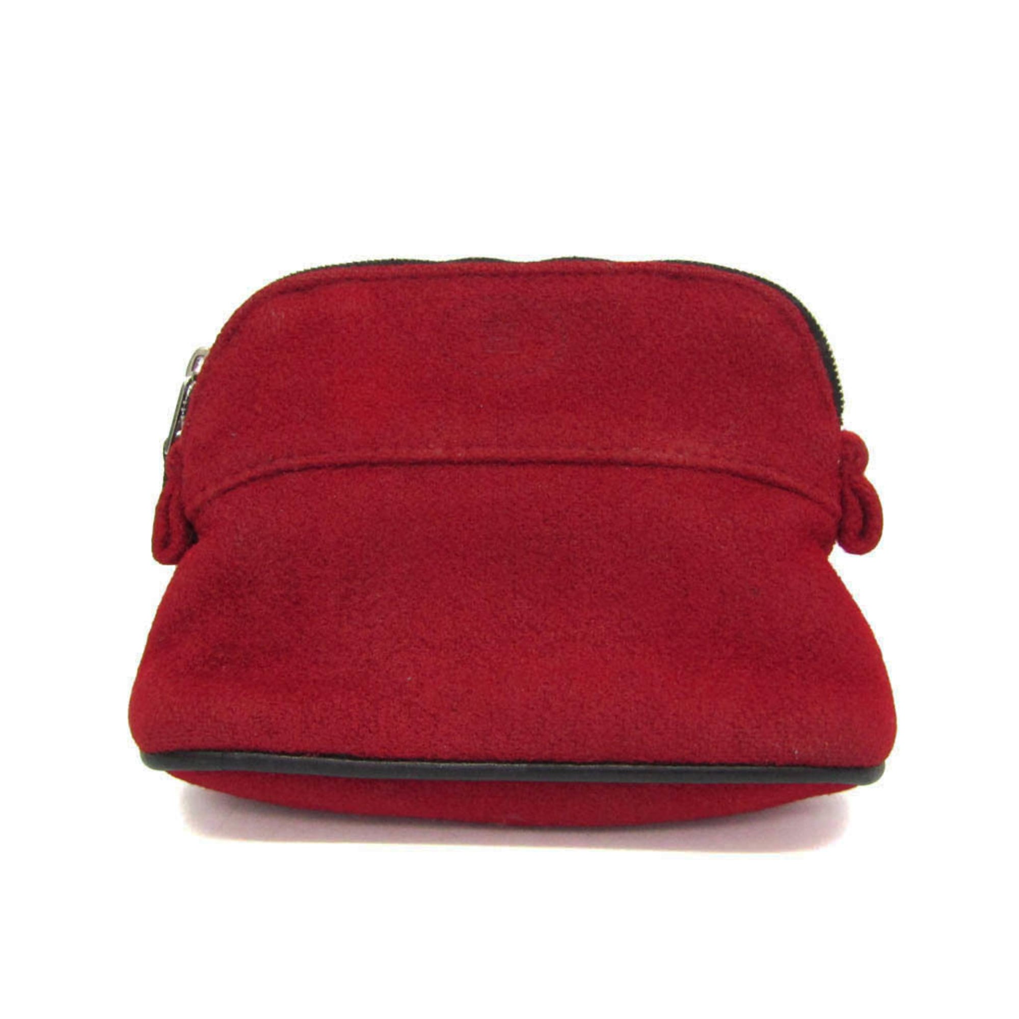 Rakuten - エルメス(Hermes) ボリード ミニミニ レディース フェルト ポーチ レッド【中古】