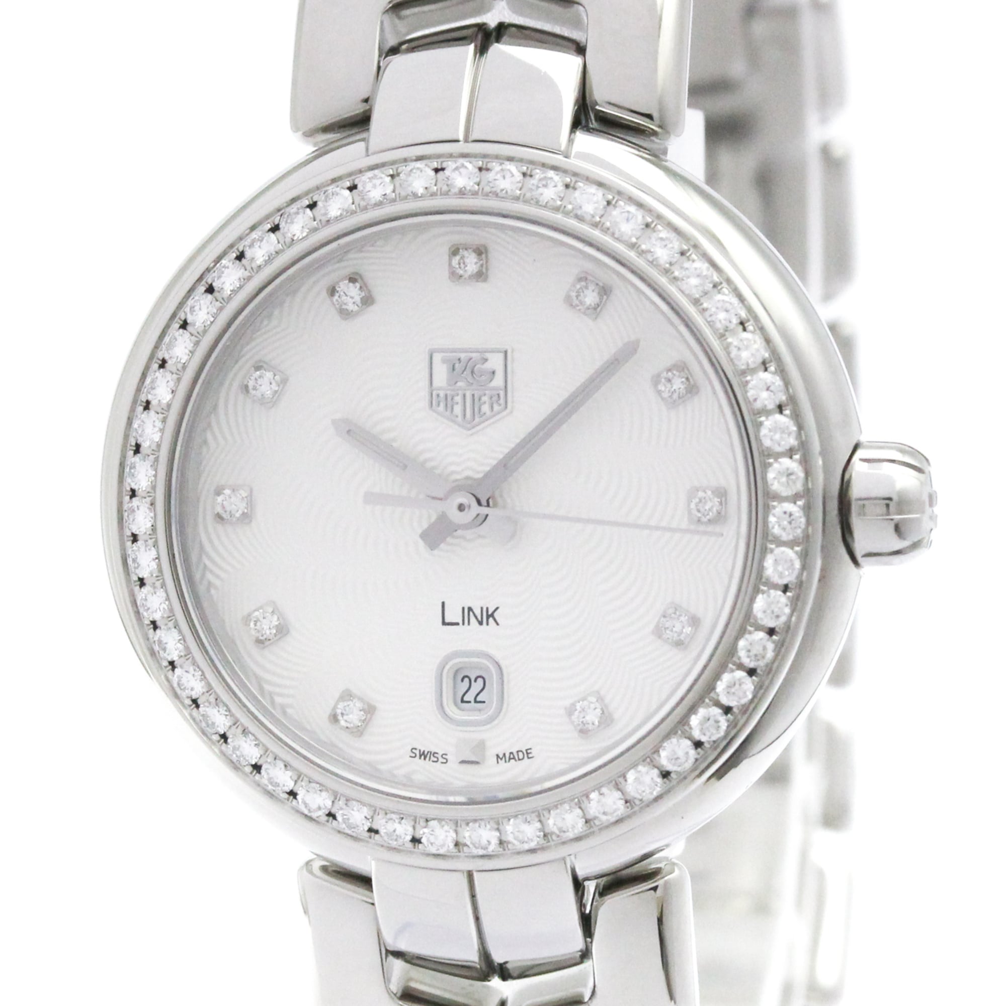 タグ・ホイヤー(Tag Heuer) リンク クォーツ ステンレススチール(SS) レディース ドレス/フォーマル WAT1414【中古】