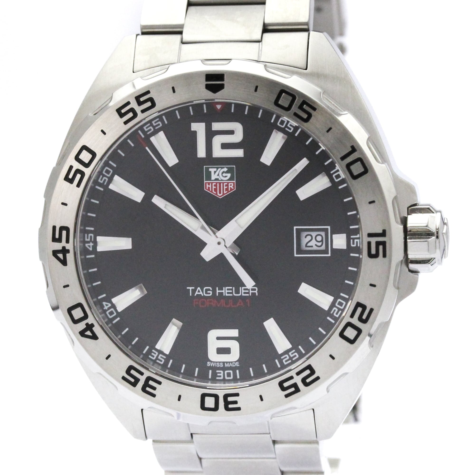 タグホイヤー (TAG HEUER) フォーミュラ1 ステンレススチール クォーツ メンズ 時計 WAZ1112 (外装仕上げ済み)【中古】