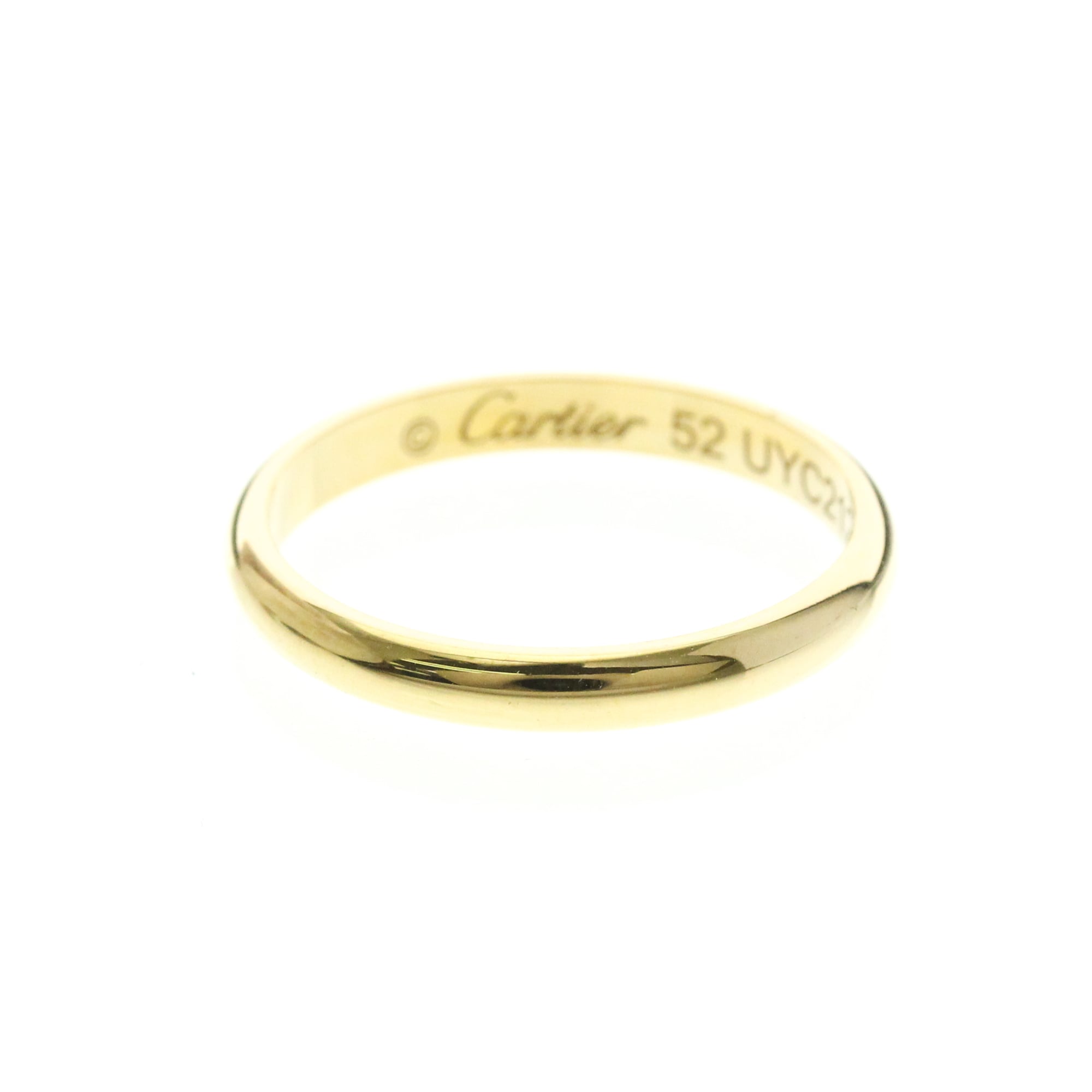 カルティエ(Cartier) 1895 ウェディングリング K18イエローゴールド(K18YG) ファッション 無し リング ゴールド【中古】