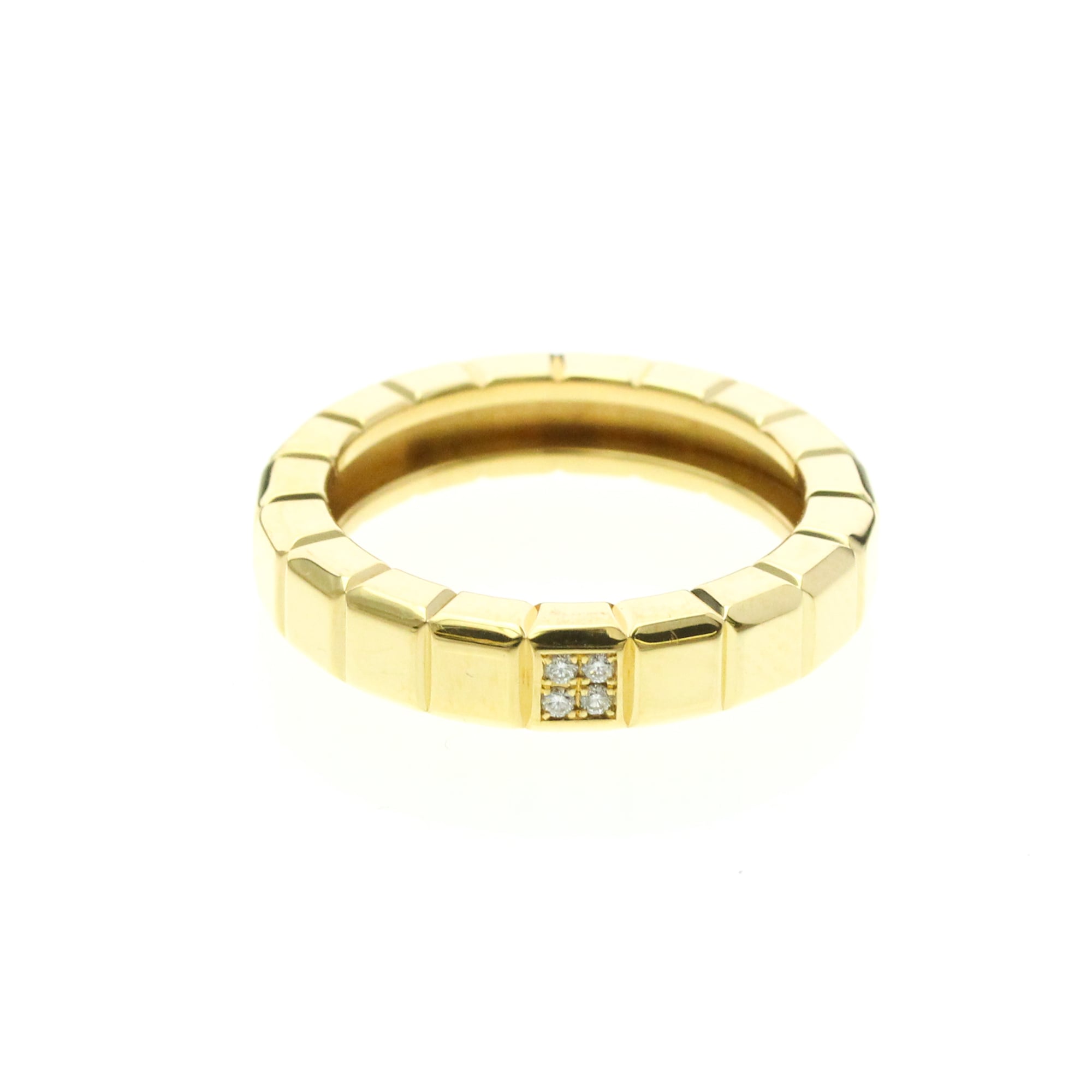 Rakuten - ショパール(Chopard) アイスキューブリング 82/3789 K18イエローゴールド(K18YG) ファッション ダイヤモンド リング ゴールド【中古】