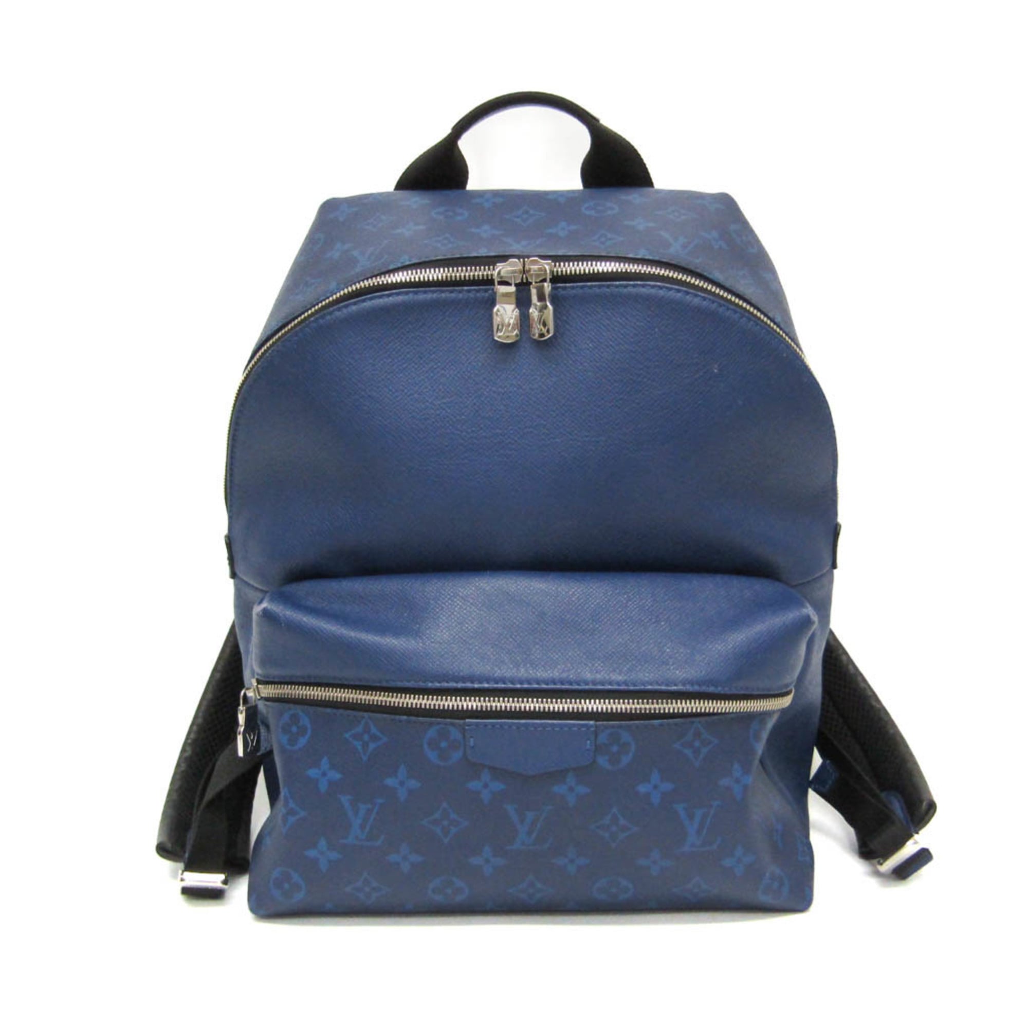 ルイ・ヴィトン(Louis Vuitton) タイガラマ ディスカバリー・バックパック M30229 メンズ リュックサック コバルト【中古】