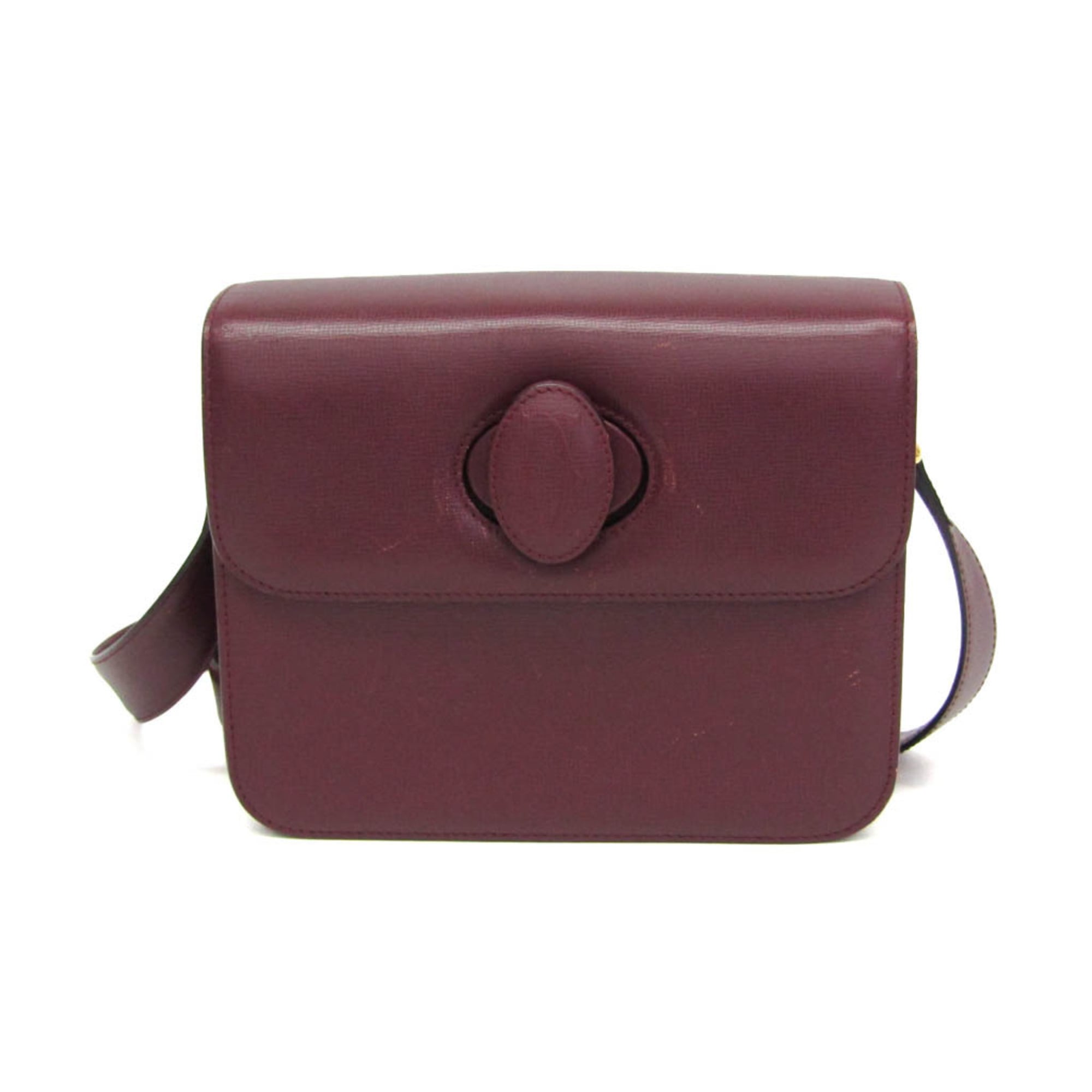 Rakuten - カルティエ(Cartier) マスト レディース レザー ショルダーバッグ ボルドー【中古】
