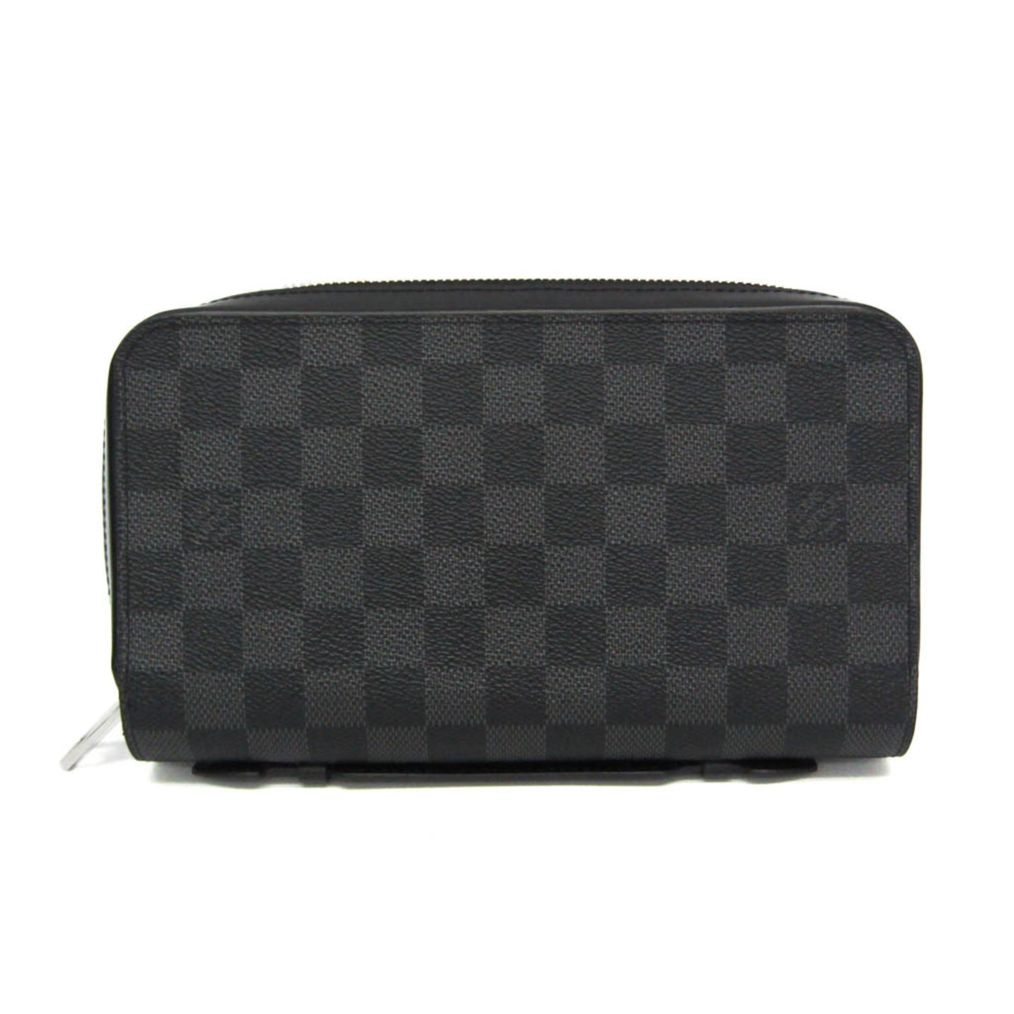 ルイ・ヴィトン(Louis Vuitton) ダミエ・グラフィット ジッピーXL N41503 メンズ ダミエグラフィット 長財布（二つ折り） ダミエ・グラフィット【中古】