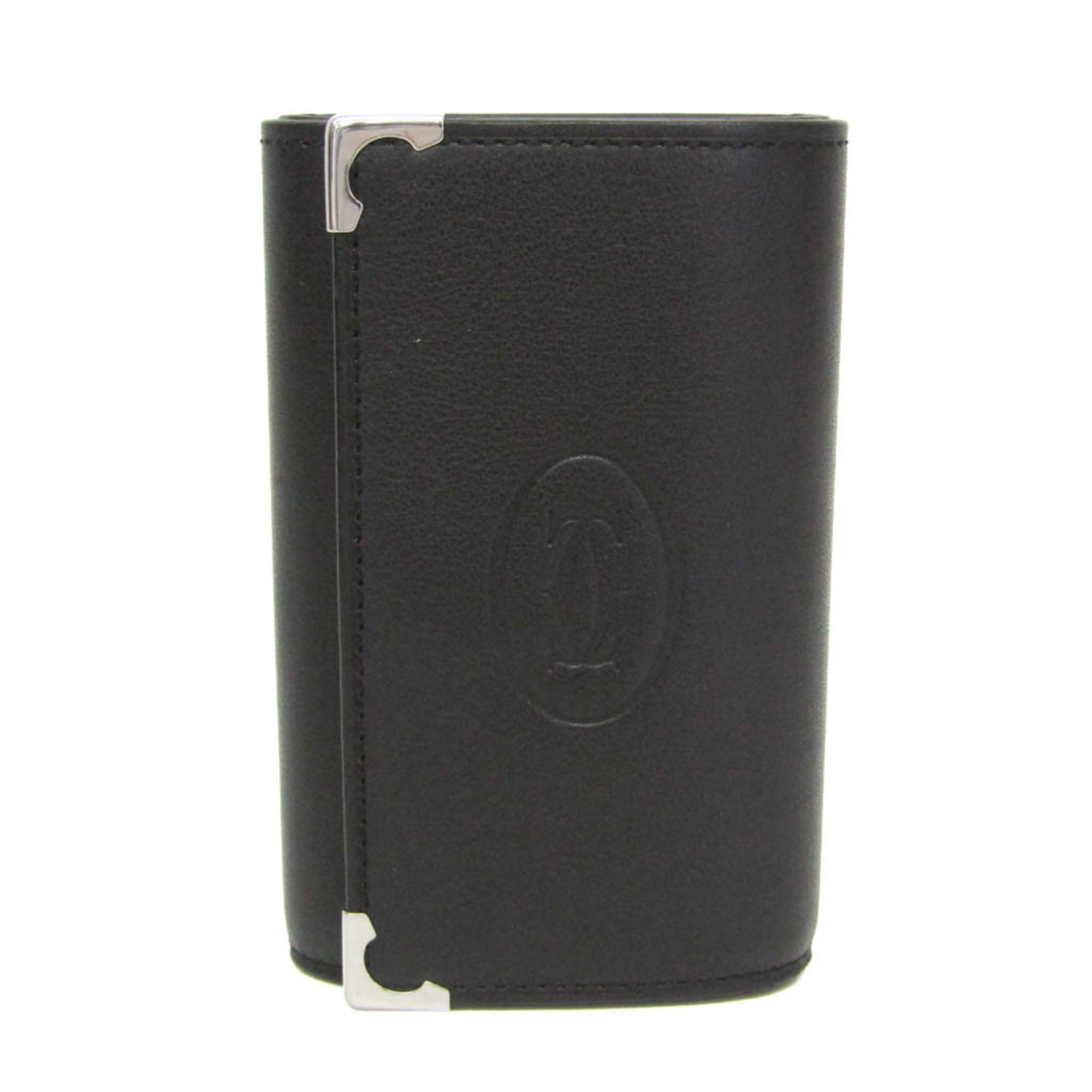 Rakuten - カルティエ(Cartier) マスト カボション L3000579 メンズ,レディース レザー キーケース ブラック【中古】