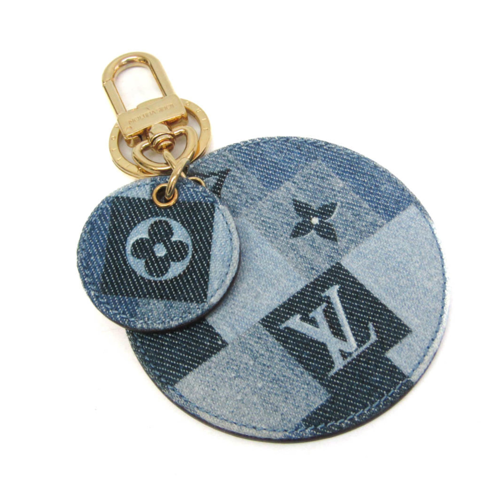 Rakuten - ルイ・ヴィトン(Louis Vuitton) ポルトクレ キーリング M69017 キーホルダー (ブルー,レッド)【中古】