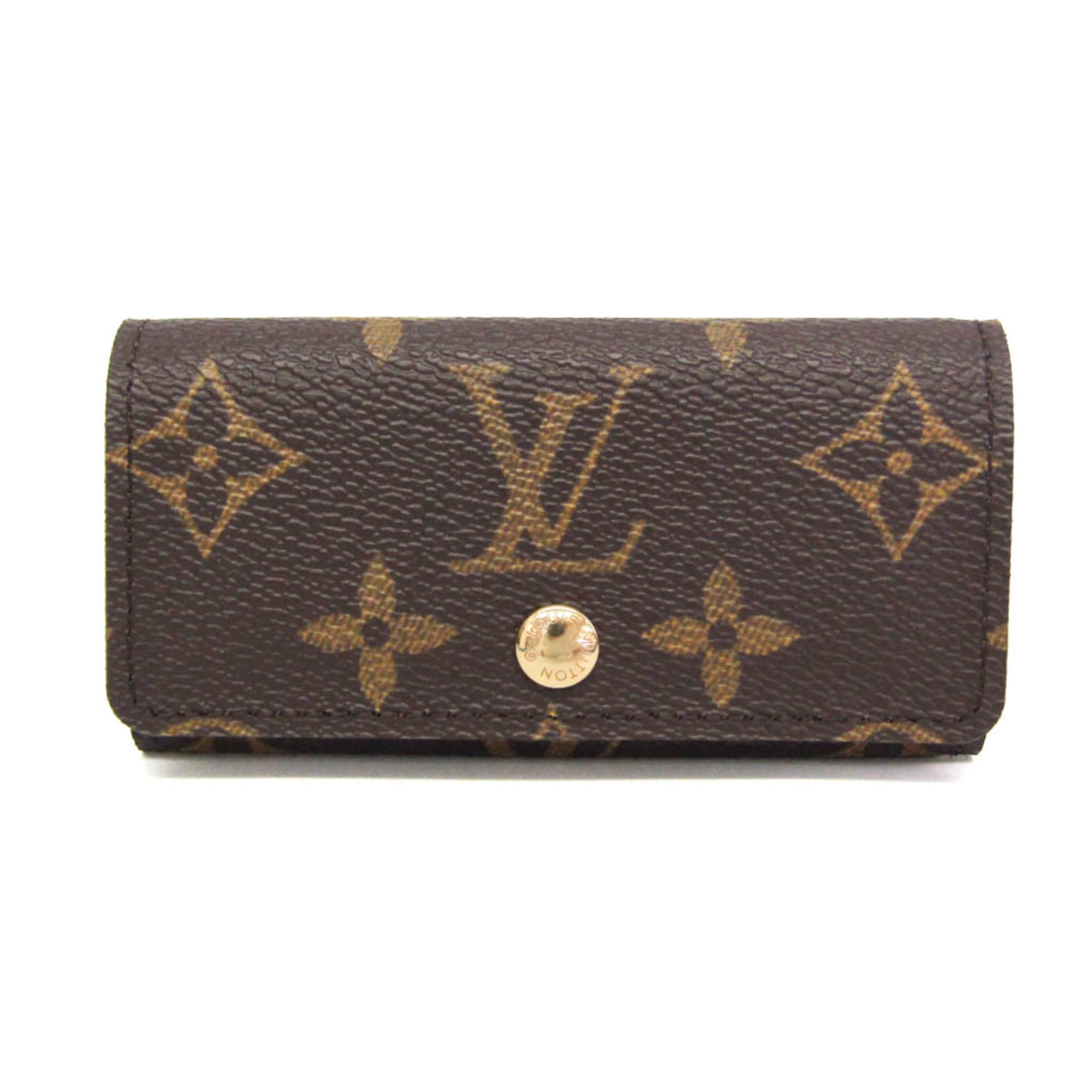 Rakuten - ルイ・ヴィトン(Louis Vuitton) モノグラム ミュルティクレ4 M62631 メンズ,レディース モノグラム キーケース ブラウン【中古】