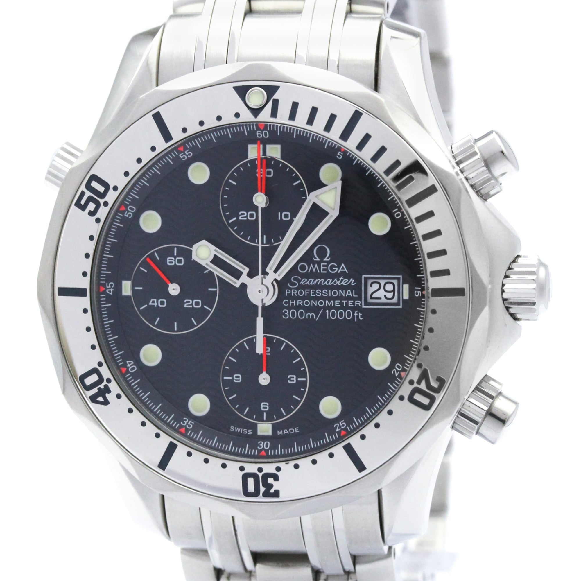 オメガ (OMEGA) シーマスター プロフェッショナル 300M クロノグラフ ステンレススチール 自動巻き メンズ 時計 2598.80 (外装仕上げ済み)【中古】