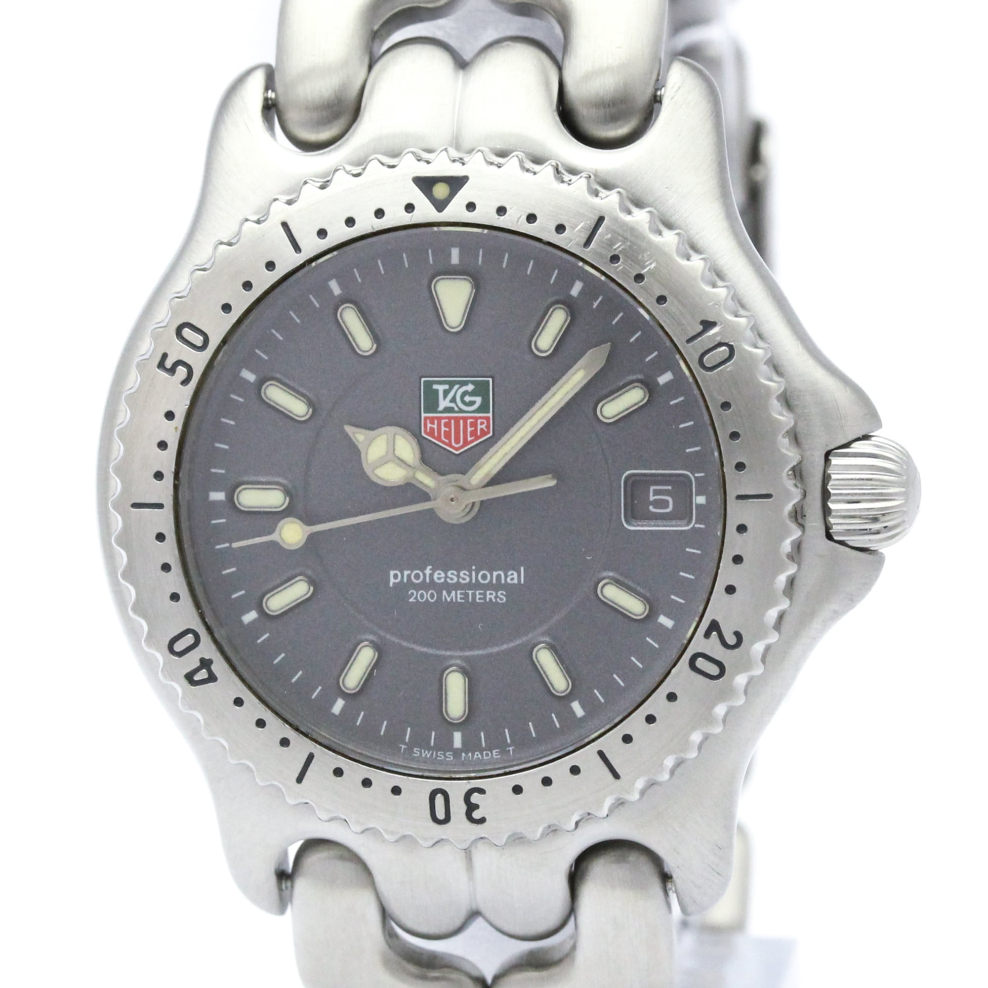 Rakuten - タグホイヤー (TAG HEUER) セル プロフェッショナル 200M ステンレススチール クォーツ ボーイズ 時計 WG1213 (外装仕上げ済み)【中古】