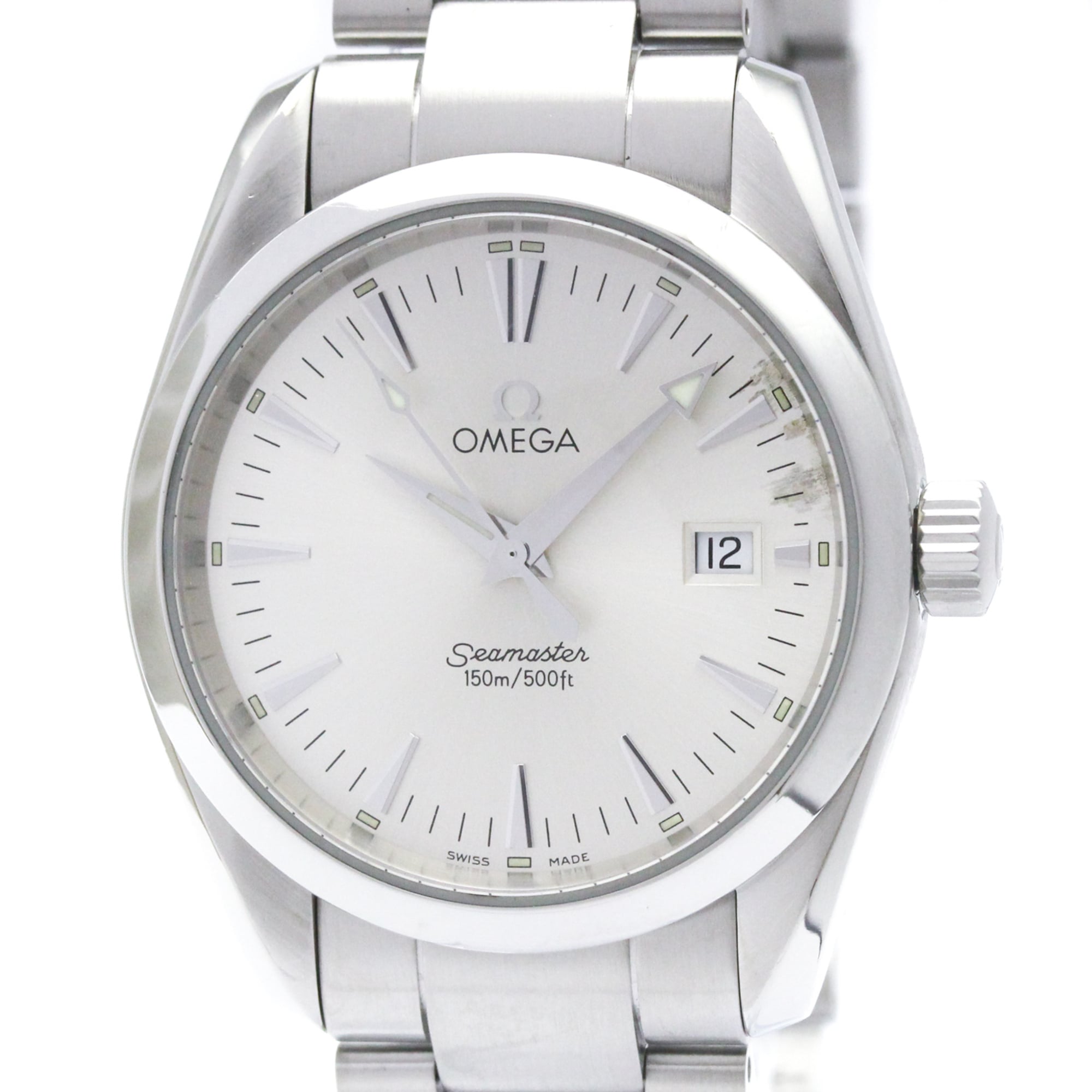 オメガ (OMEGA) シーマスター アクアテラ ステンレススチール クォーツ メンズ 時計 2518.30 (外装仕上げ済み)