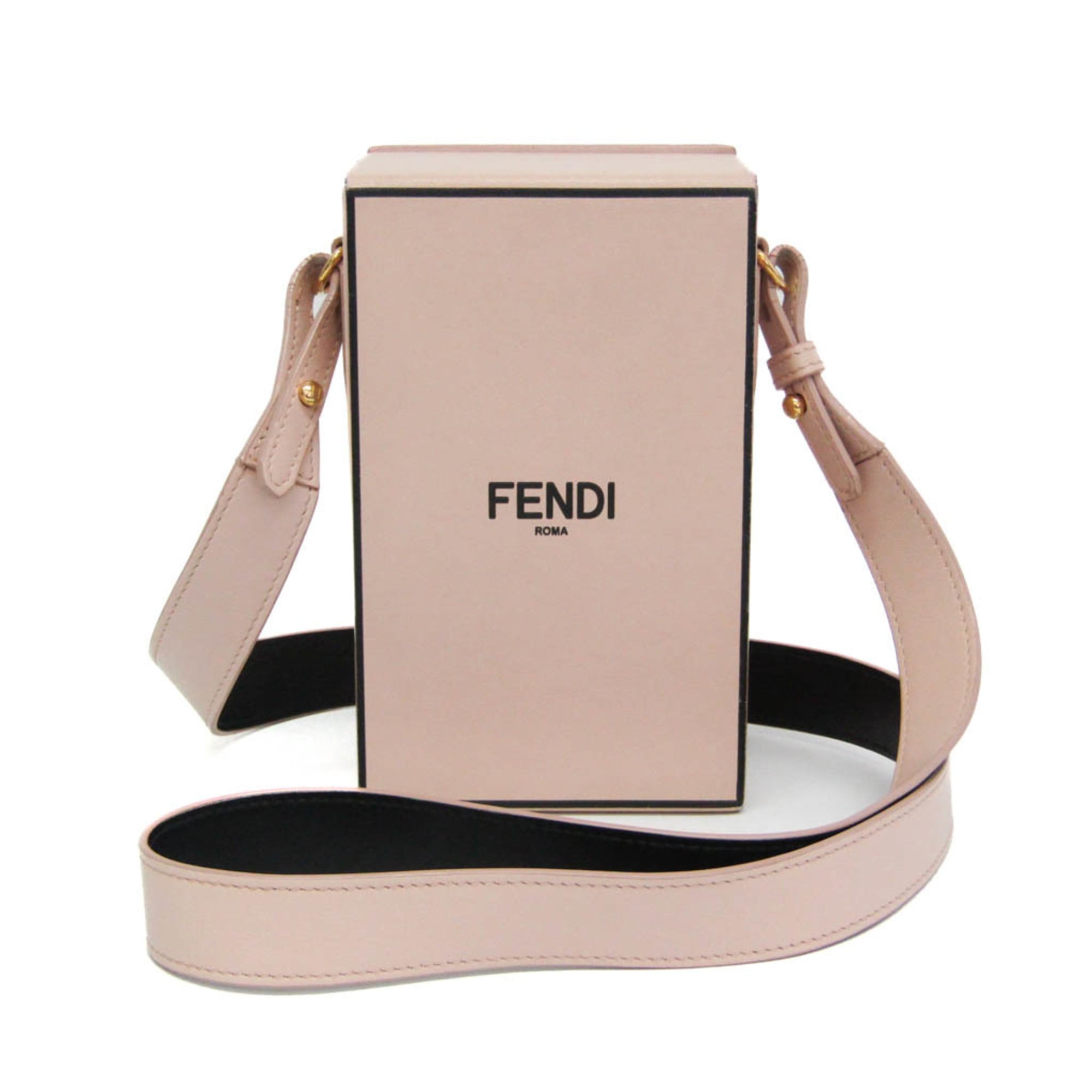 乐天商城 - フェンディ(Fendi) ボックス 8BT339 レディース レザー ショルダーバッグ ピンク【中古】