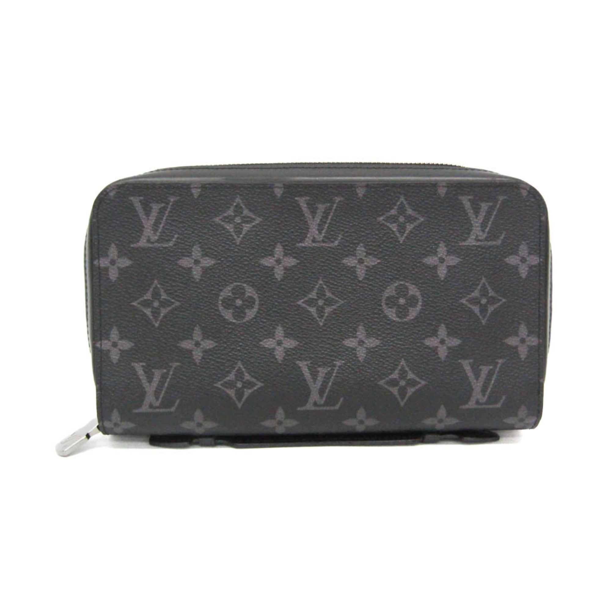 Rakuten - ルイ・ヴィトン(Louis Vuitton) モノグラム・エクリプス ジッピーXL M61698 メンズ モノグラムエクリプス 長財布（二つ折り） ブラック【中古】