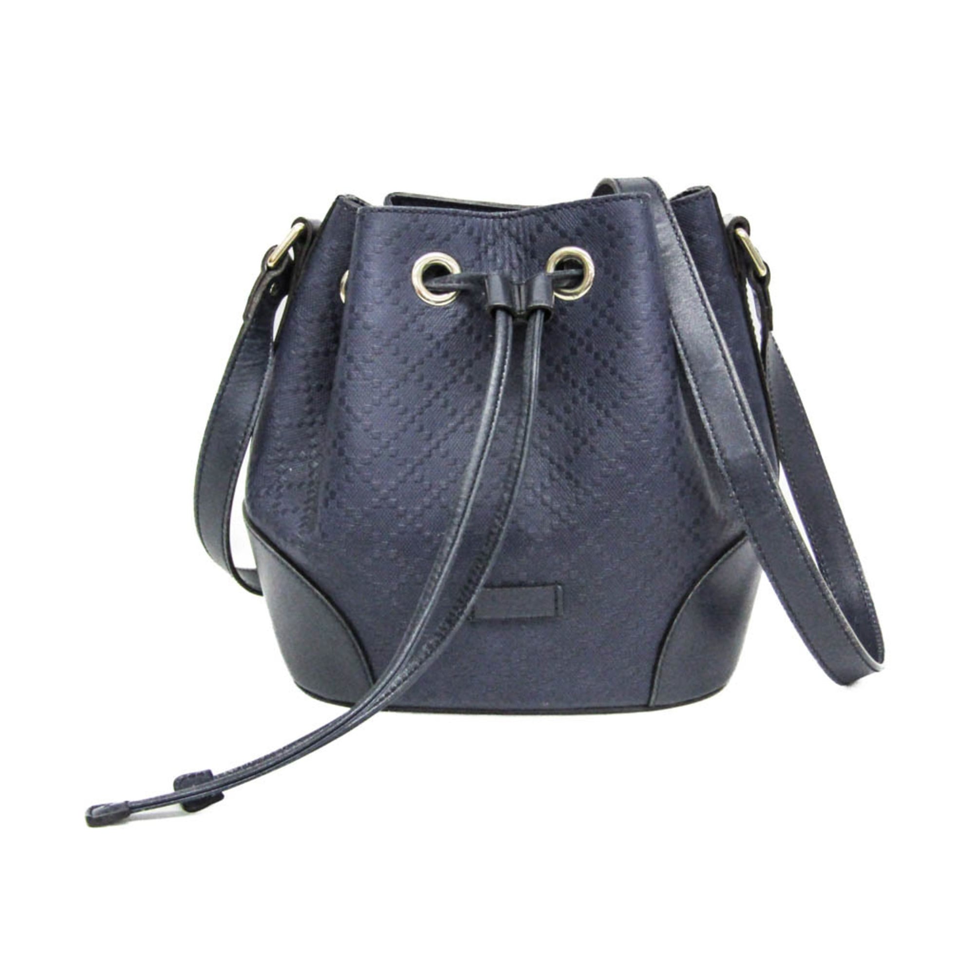 Rakuten - グッチ(Gucci) ブライトディアマンテ 354229 レディース レザー ハンドバッグ,ショルダーバッグ ネイビー【中古】