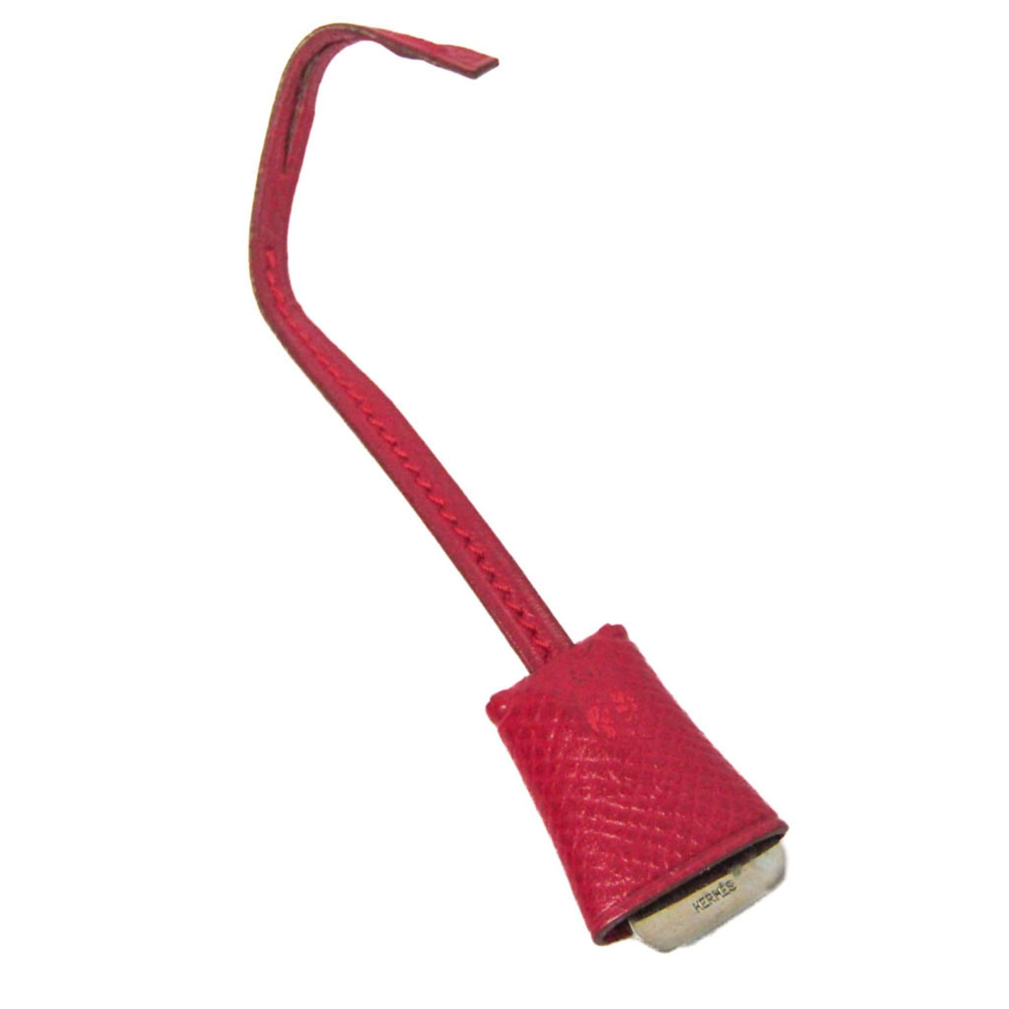 Rakuten - エルメス(Hermes) ミニクロシェット バッグチャーム キーホルダー (シルバー,レッド)【中古】