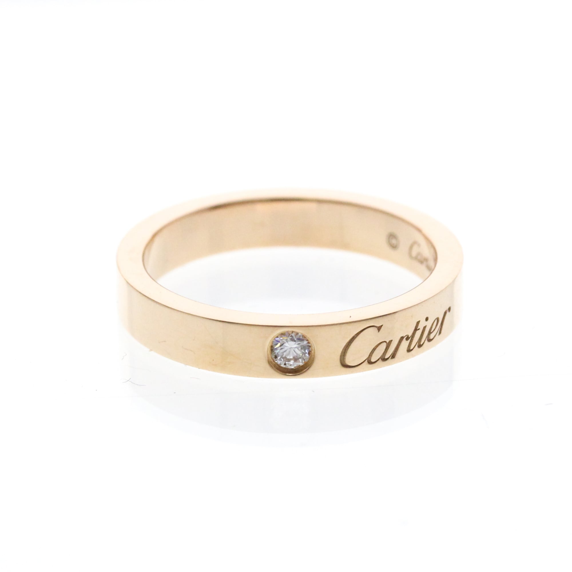 カルティエ(Cartier) C ドゥ カルティエ ダイヤモンド ウェディング リング K18ピ...