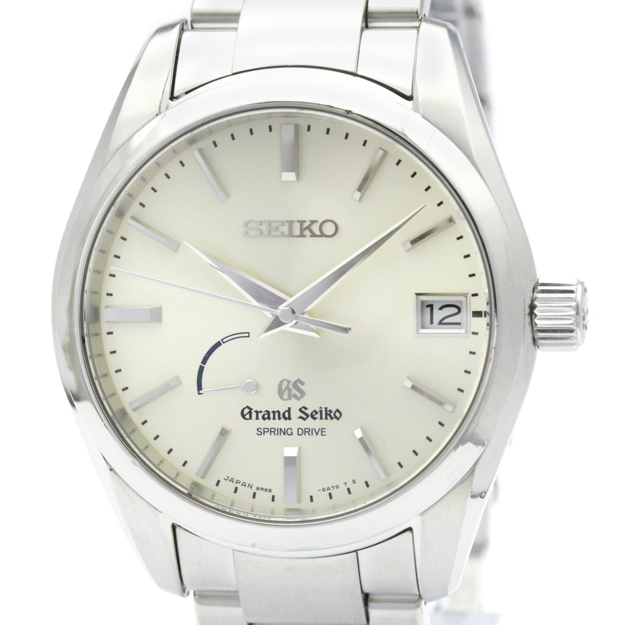 グランドセイコー (GRAND SEIKO) SBGA083 スプリングドライブ ステンレススチール メンズ 時計 9R65-0BH0 (外装仕上げ済み)【中古】