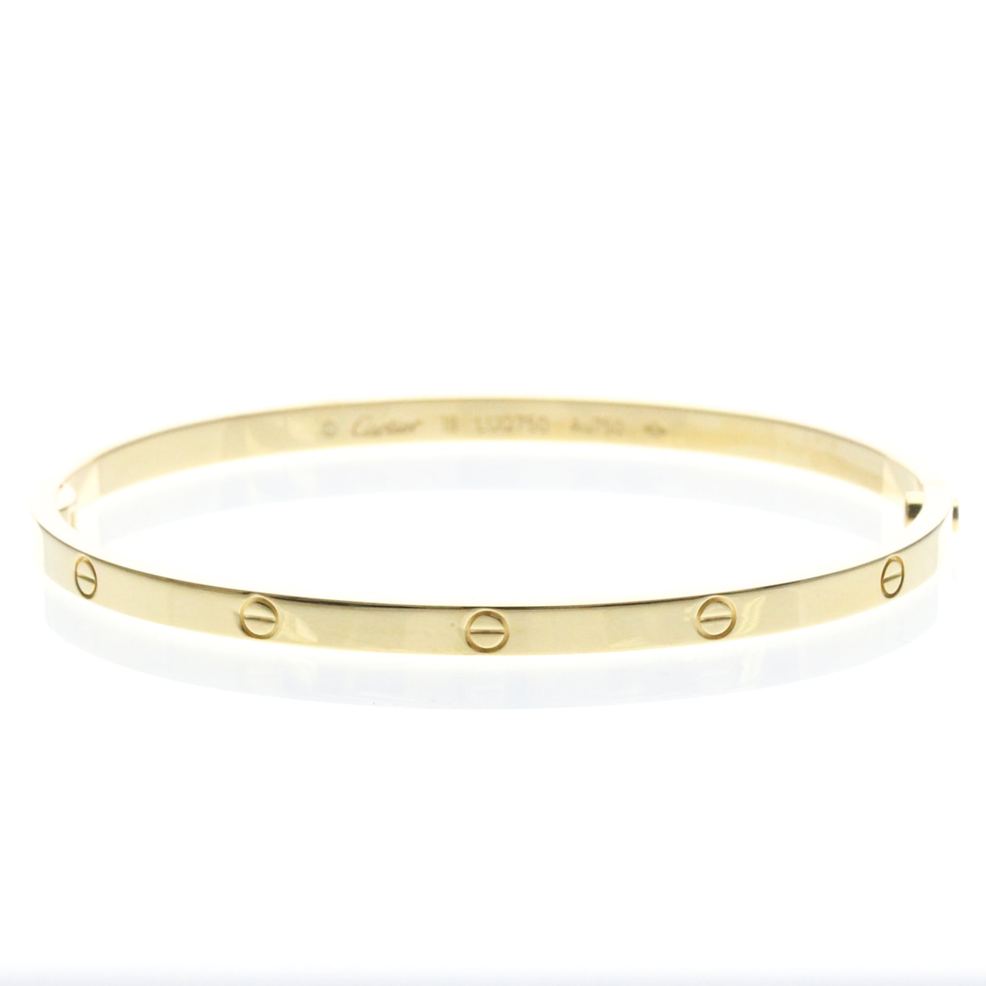 Rakuten - カルティエ(Cartier) ラブブレスレット SM K18イエローゴールド(K18YG) チャームブレスレット ゴールド【中古】