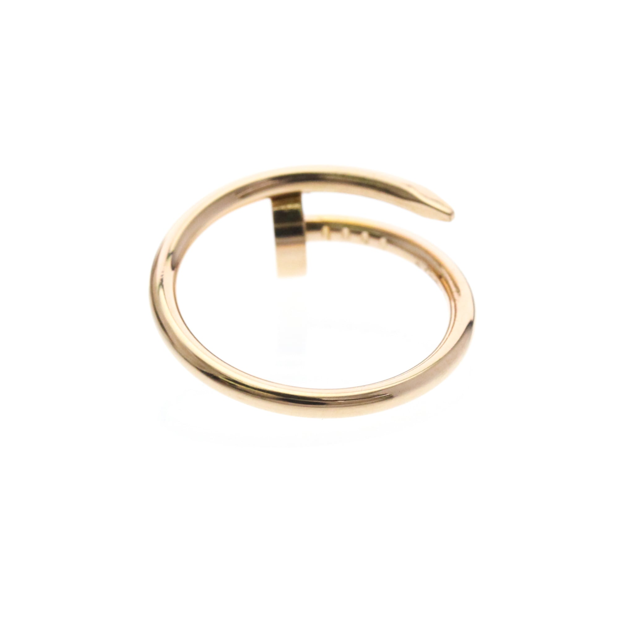eLadyのカルティエ(Cartier) ジュストアンクルリング SM B4225850 K18ピンクゴールド(K18PG) ファッション 無し バンドリング ピンクゴールド(PG)【中古】｜アングル3