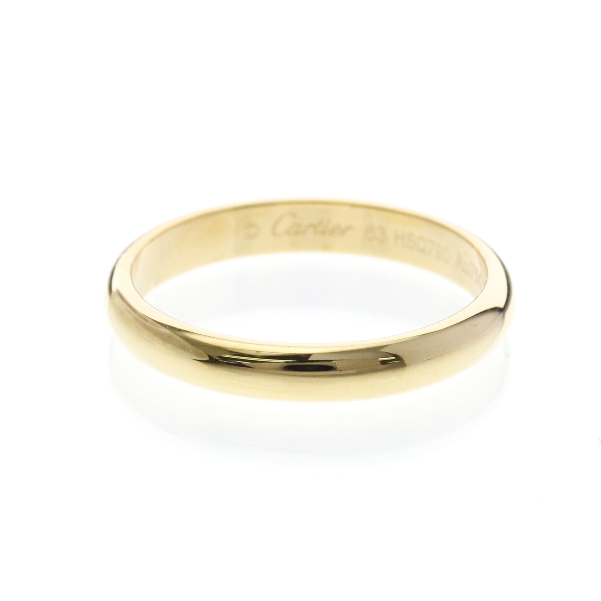 Rakuten - カルティエ(Cartier) 1895 ウェディングリング K18イエローゴールド(K18YG) ファッション ダイヤモンド バンドリング ゴールド【中古】