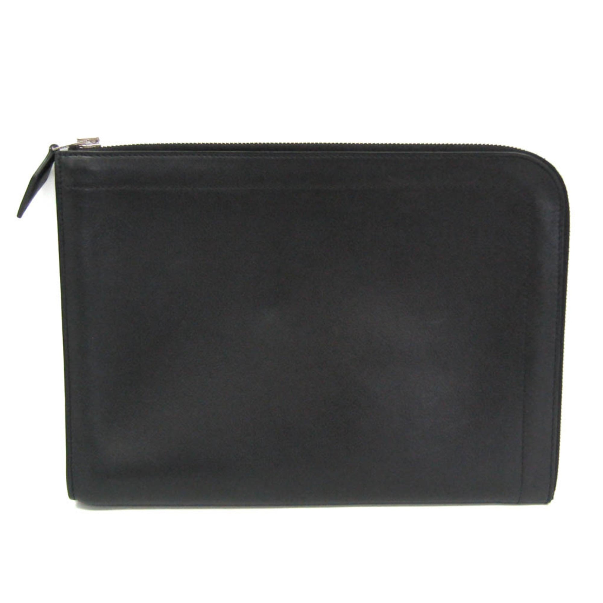 Rakuten - エルメス(Hermes) ジップ タブレット メンズ,レディース レザー クラッチバッグ ブラック【中古】