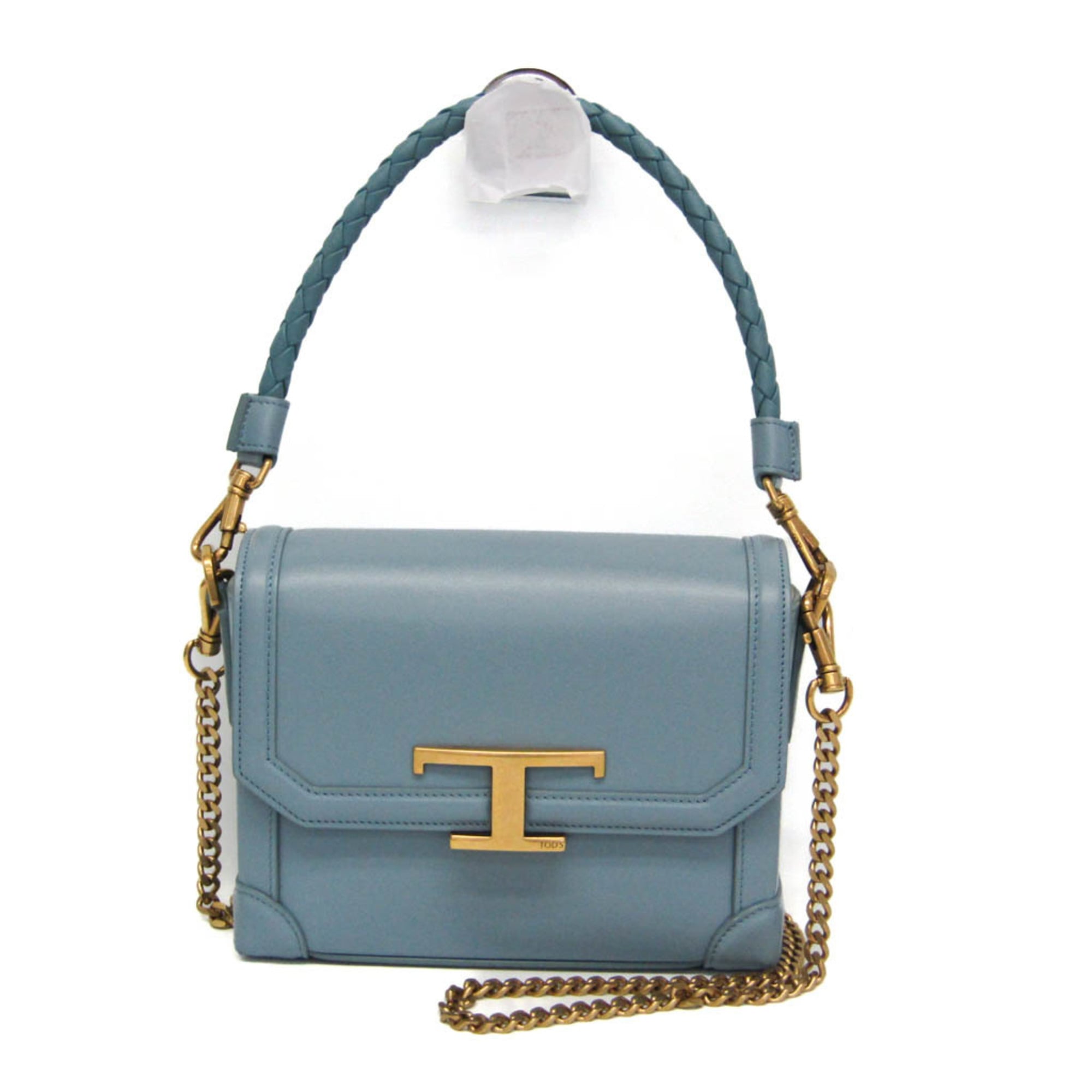 TOD's トッズ ハンドバッグ フラワーバッグ ライトブルー TOD's トッズ ハンドバッグ フラワーバッグ ライトブルー TOD's トッズ