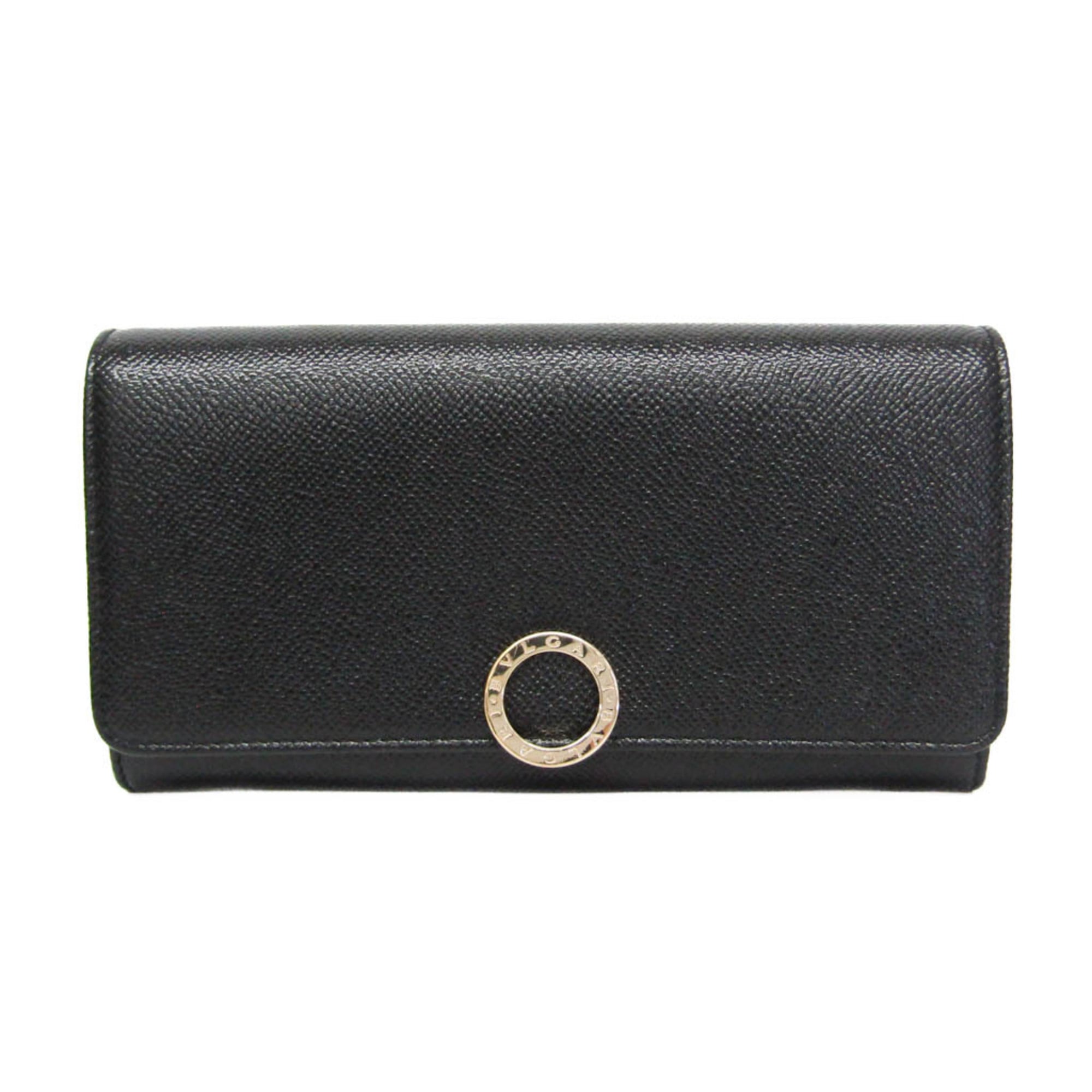 Rakuten - ブルガリ(Bvlgari) ブルガリブルガリ レディース レザー 長財布（二つ折り） ブラック【中古】