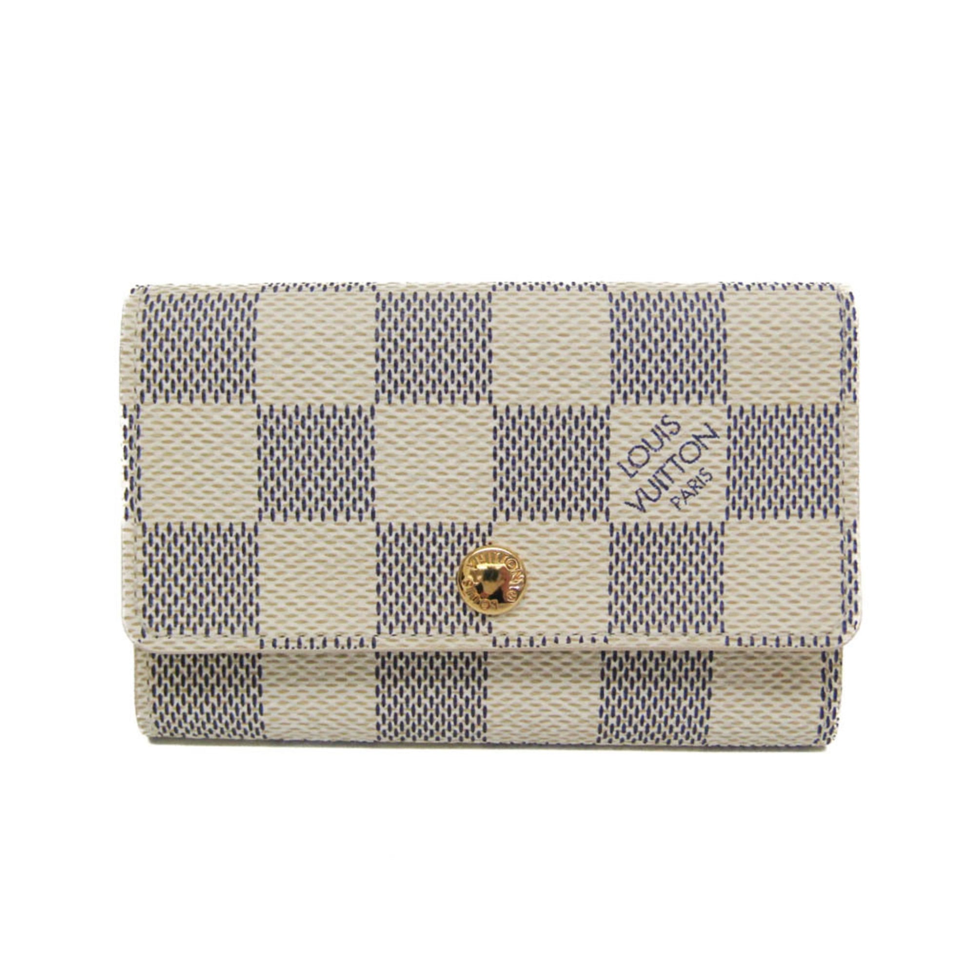 ルイ・ヴィトン(Louis Vuitton) ダミエアズール ミュルティクレ 6 N61745 メンズ,レディース ダミエアズール キーケース ダミエ・アズール【中古】