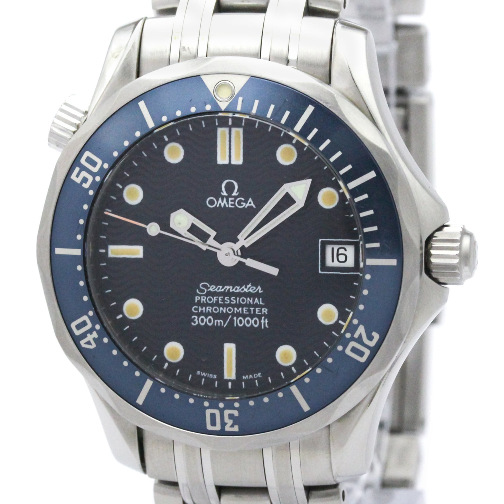 オメガ (OMEGA) シーマスター プロフェッショナル 300M ステンレススチール 自動巻き ボーイズ 時計 2551.80 (外装仕上げ済み)【中古】
