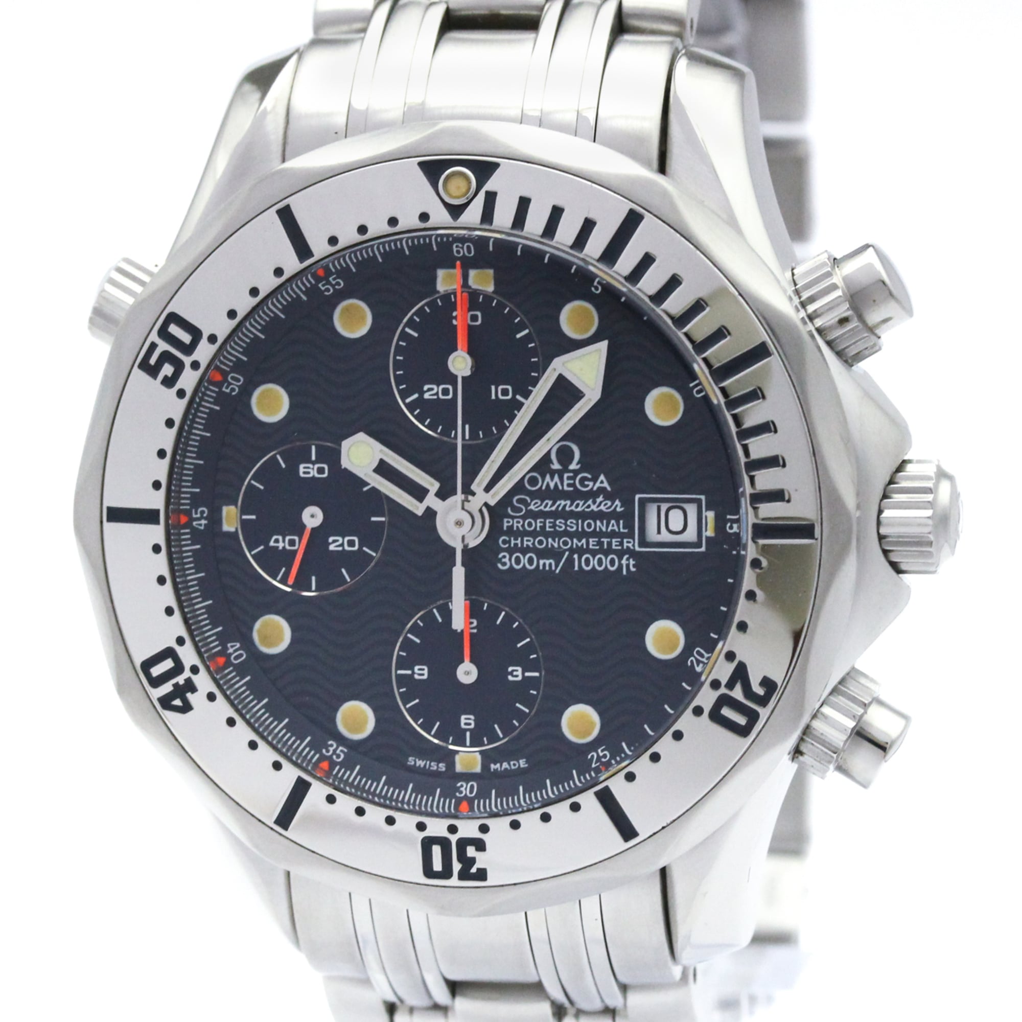 オメガ (OMEGA) シーマスター プロフェッショナル 300M クロノグラフ ステンレススチール 自動巻き メンズ 時計 2598.80 (外装仕上げ済み)【中古】