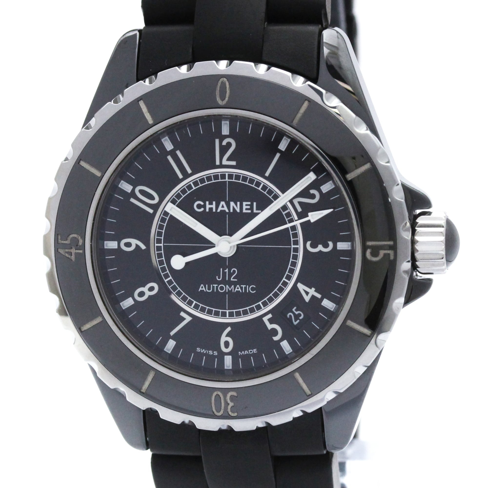 CHANEL シャネル　J12 ブラック　H0684 ラバーベルト　19mmコマ bf595861_1.jpg