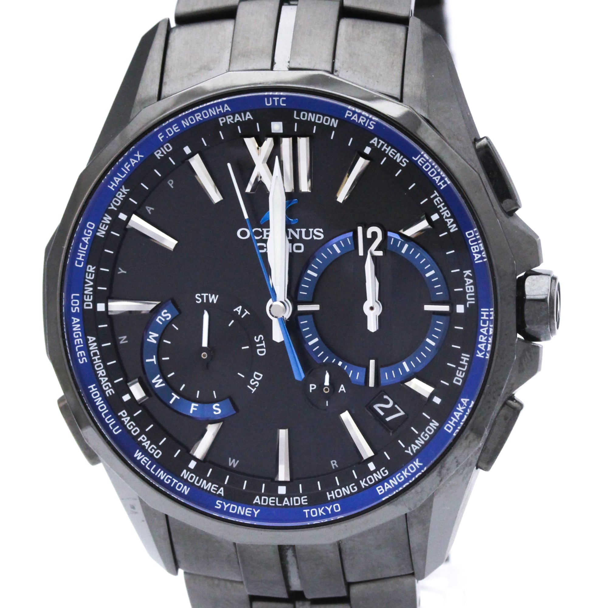 CASIO　OCEANUS OCW-S3400 美品　マンタ　オシアナス　中古 楽天市場】オシアナス s3400の通販