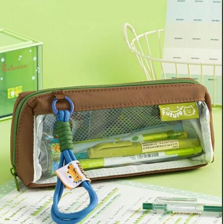 ペンケース 大容量 多機能 筆箱 推し筆箱 子供 小学生 中学生 高校生 大学生 学生 社会人 大人 缶バッ..