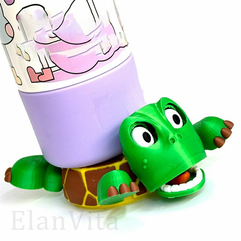 面白い タートルコースター 亀コースター カメコースター オープンアイドタートルティーコースター リフト可能な手足と表情豊かな顔を備えた3Dプリントカップホルダー デスク用の風変わりなカメコースター まとめ買い お得