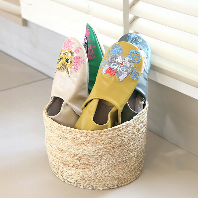 ＼ポイント2倍＋クーポン／ナタリーレテ 刺繍入りスリッパ｜Embroidered Slipper ル