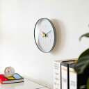 \ポイント2倍+クーポン/Bauhaus Pro Light ウォールクロック|壁掛け時計 インテリア デザイン おしゃれ バウハウス フォント 時計 知育時計 分表記 ヘルベルト バイヤー BAUHAUS