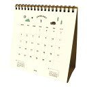 MATOKA マトカ 2026年 卓上カレンダー リングタイプ(月曜始まり)『ICON|アイコン』パン 文房具 ピクニック 紫陽花 果物 キャンプ カフェ クリスマス ミモザ
