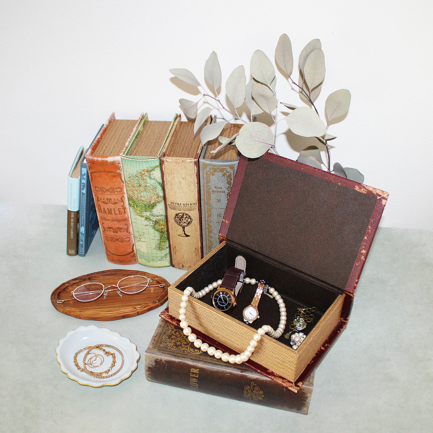 ＼P2倍＋クーポン／BOOK BOX ブックボックス｜おしゃれ レトロ 本 ケース 小物入れ 小物 収納 ボックス..