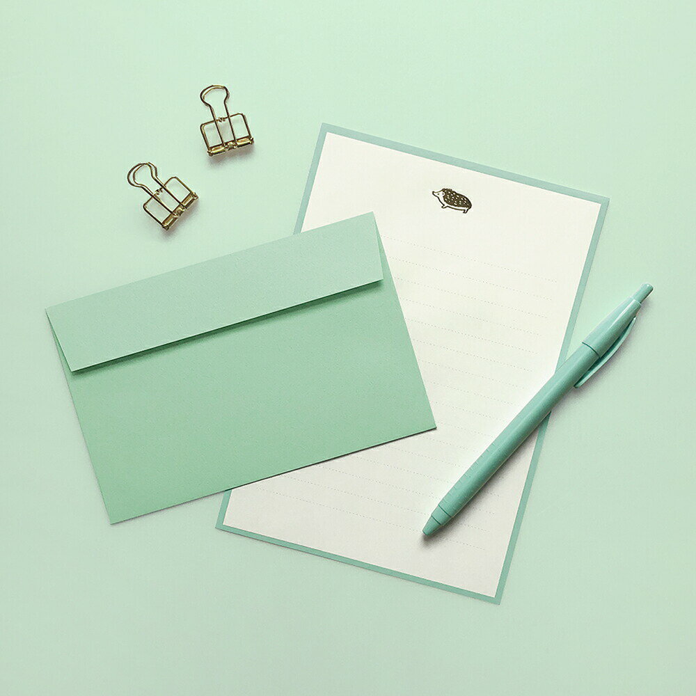 \P2倍+クーポン/Lucia ルチア レターセット|定型内 手紙 便箋 封筒 ギフト お祝い 誕生日 おしゃれ かわいい シンプル|MATOKA マトカ