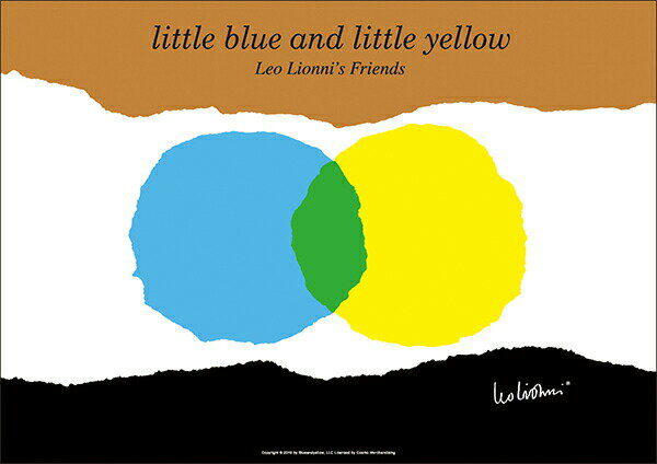 【ポイント5倍!＋クーポン】LEO LIONNI レオ・レオニ B4サイズ・ポスター『little blue and lttle yellow』｜インテリア