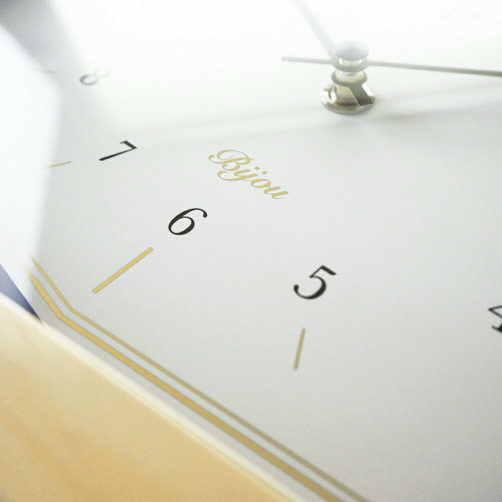 ＼ポイント2倍+クーポン/Bijou ビジューウォールクロック|壁掛け時計 インテリア おしゃれ モダン [3]