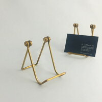 真鍮フォールディングスタンド Sサイズ|BRASS ブラス アンティーク風 シンプル 折りたたみ ディスプレイ ステーショナリー 撮影 Horn Please インテリア