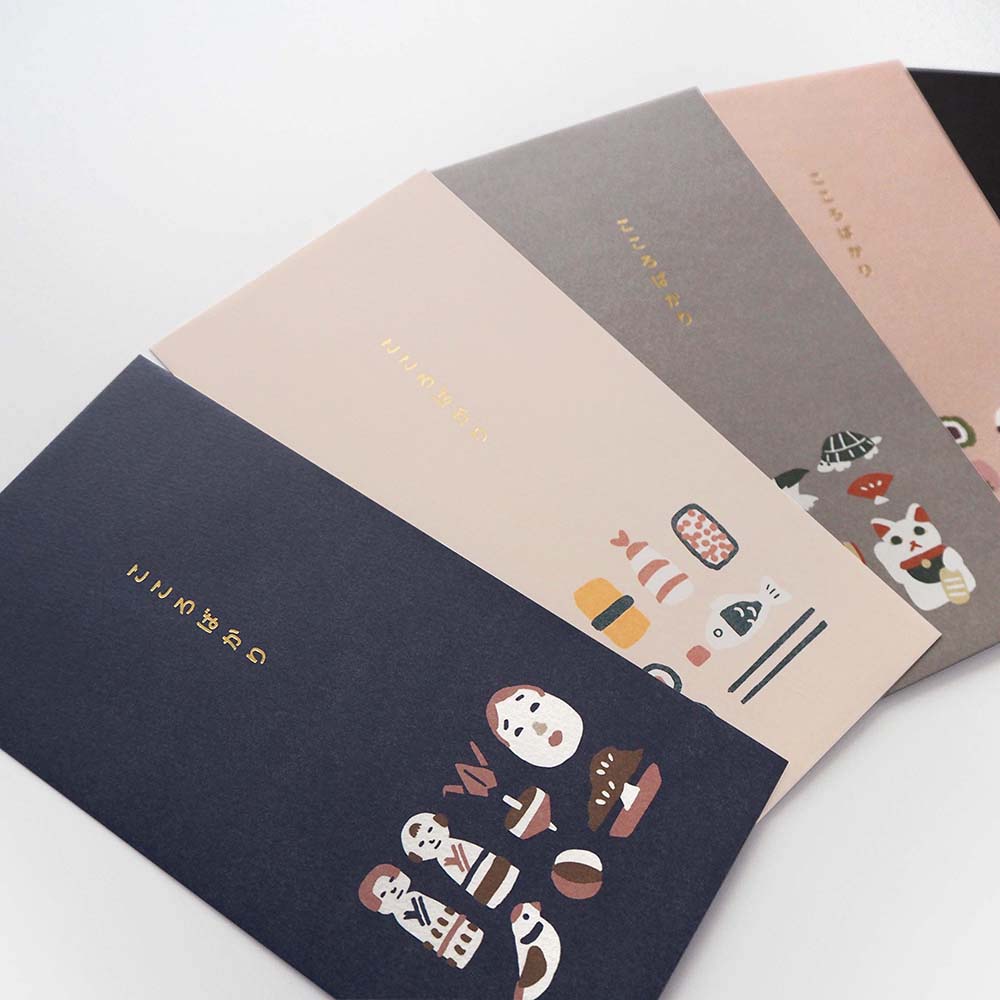 ＼クーポン配布中／goyururi ごゆるり ナガポチ ｜メール便対応 ポチ袋 お年玉 お正月 金封 封筒 和柄 おしゃれ おもしろ かわいい お年玉のサムネイル