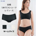 涼感 SWITCH ショーツ シームレス 極薄 ノーマル レギュラー スタンダード 無地 パンツ パンティ 春夏 下着 レディース(4)