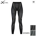 【GW期間限定！5000円以上で3%OFFクーポン】 C3fit シースリーフィット インパクトエアーロングタイツ レディース Impact Air Long Tights サポート 通気性 UVガード スポーツ トレーニング フィットネス 3FW14127 K