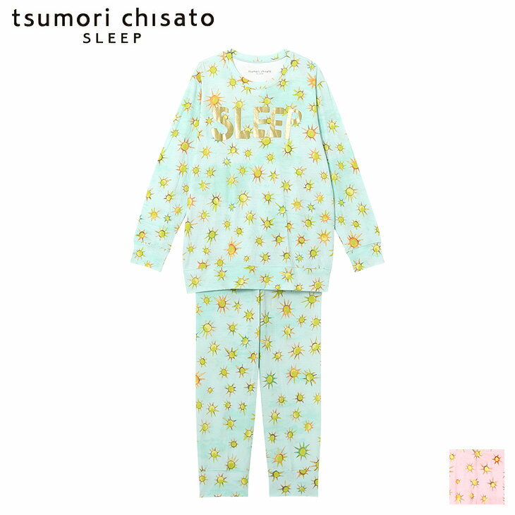 tsumori chisato ルームウェア 10%OFF ツモリチサト tsumori chisato ワコール wacoal パジャマ ルームウェア 部屋着 長袖 太陽のモチーフ ツモリチサトスリープ 寝間着 春夏 UDX566