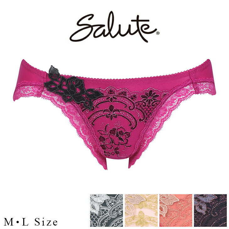 30%OFF サルート Salute ワコール Wacoal 74シリーズ MLサイズ スーパービキニ ハイレッグショーツ レギュラー スタンダード パンティ パンツ 下着 ランジェリー PTJ774 薔薇 ばら バラ 花柄 フラワー柄 