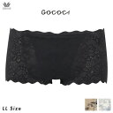 【エントリー&2点購入でP5倍★3点で10倍】 20%OFF ワコール Wacoal GOCOCi ゴコチ ショーツ ボックスショーツ パンツ パンティ 肌あたりのやさしい フラワーレース PGG197 LLサイズ
